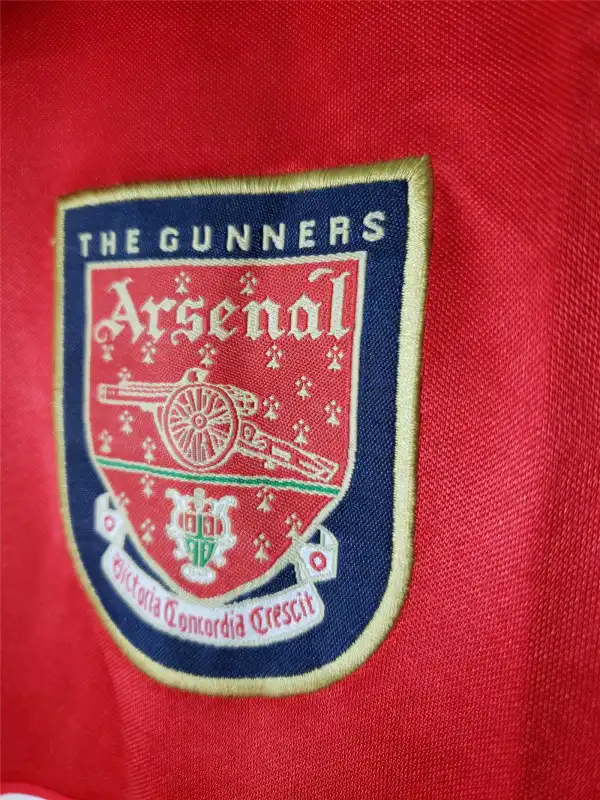Arsenal Soccer Retro Jersey Home Custom Shirt 1998-99