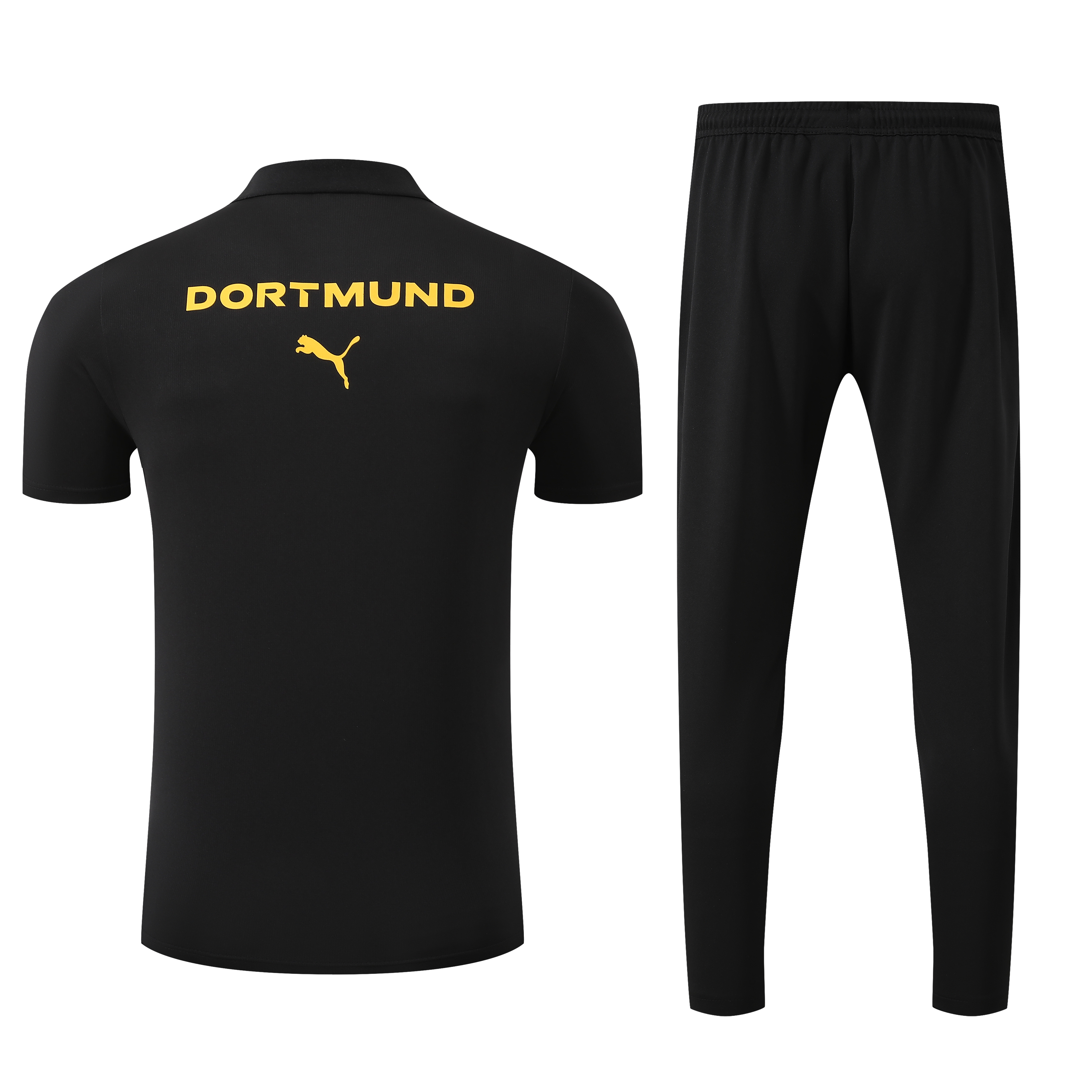 Borussia Dortmund Training Kit (Polo+Pants) Black 2025/26