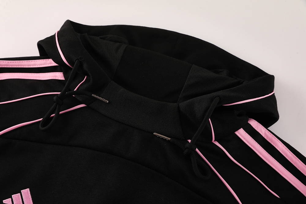 Inter Miami Hoodie Training Kit (Jacket+Pants) Black 2025