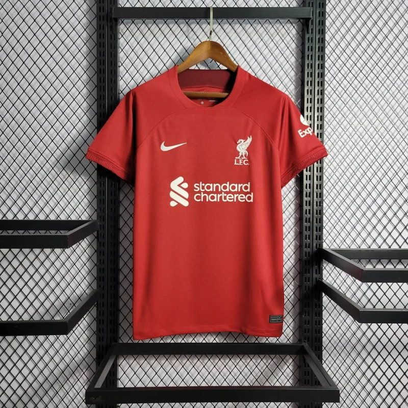 Liverpool Retro Football Jersey Home Custom Shirt 2021/22