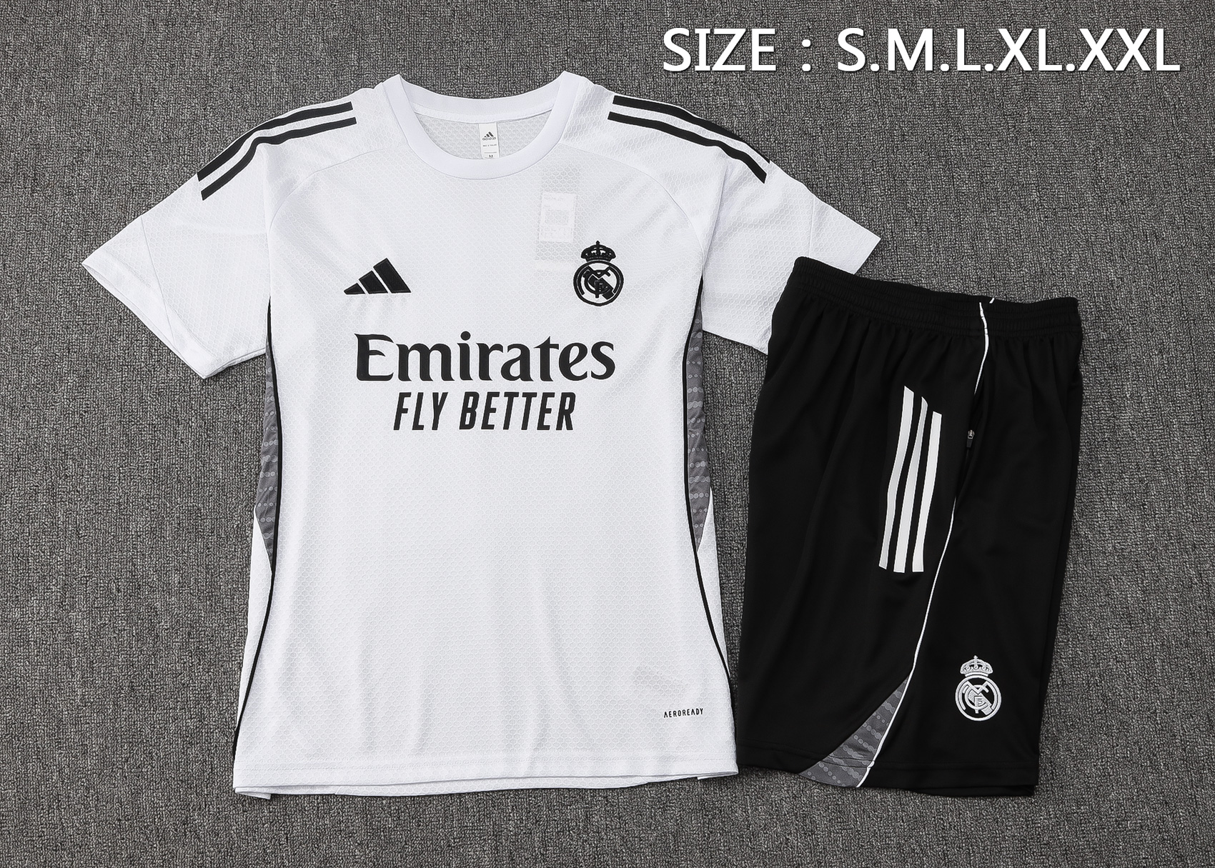 Real Madrid Training Jersey Kit White 2025/26