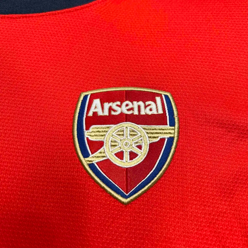 Arsenal Soccer Retro Jersey Home Custom Long Sleeve Shirt 2012-13