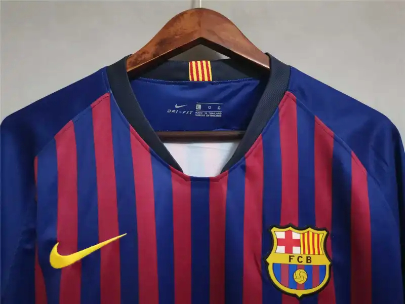 Barcelona Retro Jersey Home Soccer Shirt 2018-19