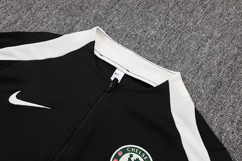 Chelsea Training Kit (Sweatshirt+Pants) Black 2025/26