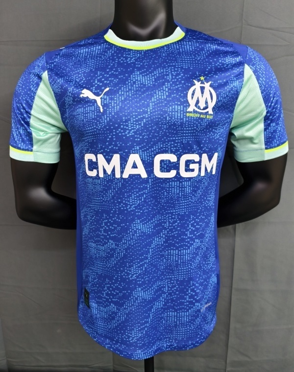 Marseille Authentic Soccer Jersey Third Away Shirt 2025/26