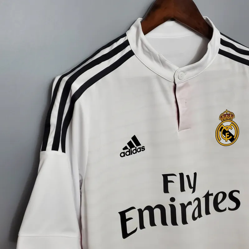Real Madrid Retro Jersey Home Custom Soccer Shirt 2014/15