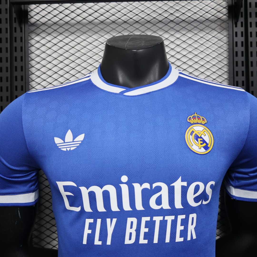 Real Madrid Authentic Soccer Jersey Third Away Shirt 2025/26