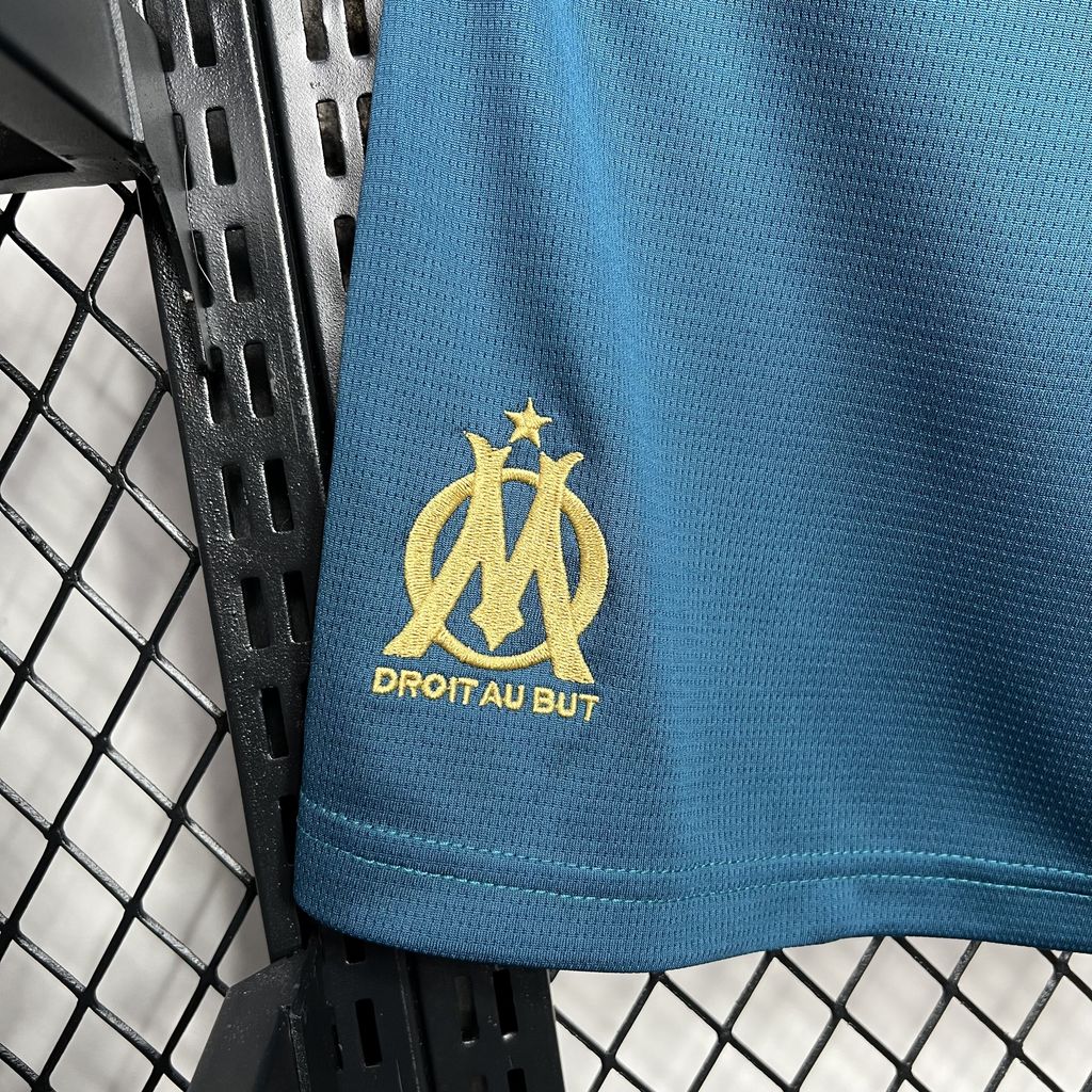 Marseille Soccer Jersey Away Custom Shorts 2024/25