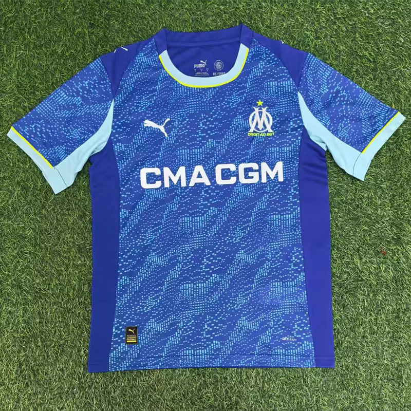 Marseille Soccer Jersey Third Away Custom Shirt 2025/26