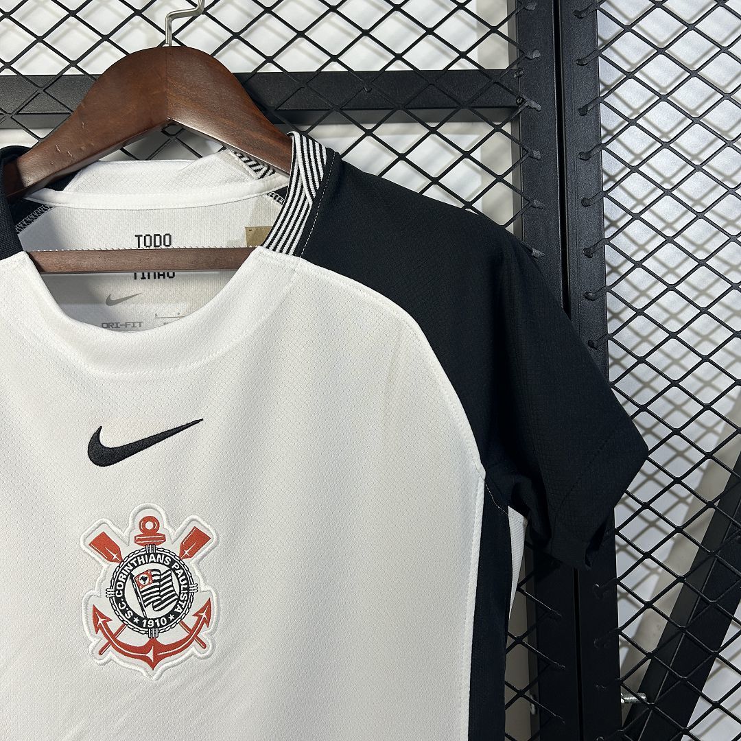 Corinthians Soccer Jersey Home Women's Custom Shirt 2025
