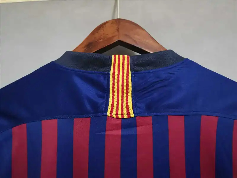 Barcelona Retro Jersey Home Soccer Shirt 2018-19