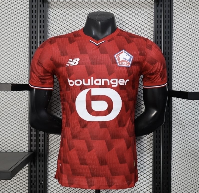 Lille OSC Authentic Soccer Jersey Home Shirt 2025/26