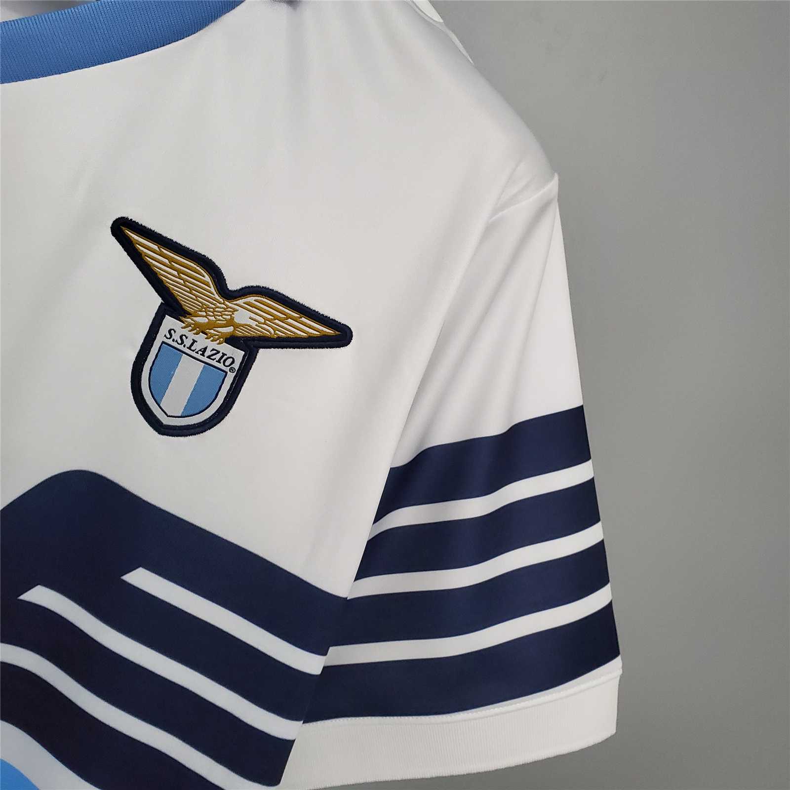 Lazio Retro Soccer Jersey Home Eagle Shirts Macron 115th Anniversary 2015/16