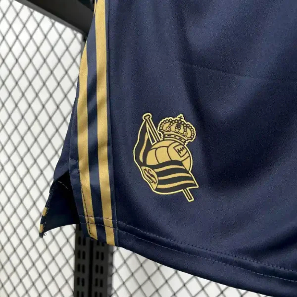 Real Sociedad Soccer Jersey Away Kids Kit Jersey+Shorts 2024/25