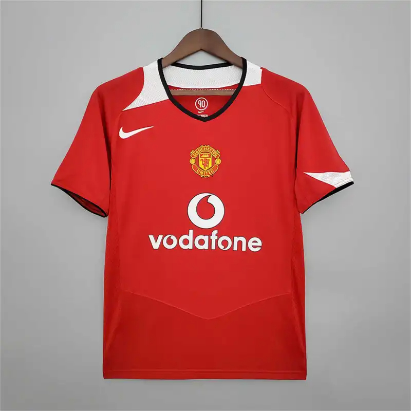 Rooney #8 Manchester United Retro Home Football Jersey Shirt 2004/06