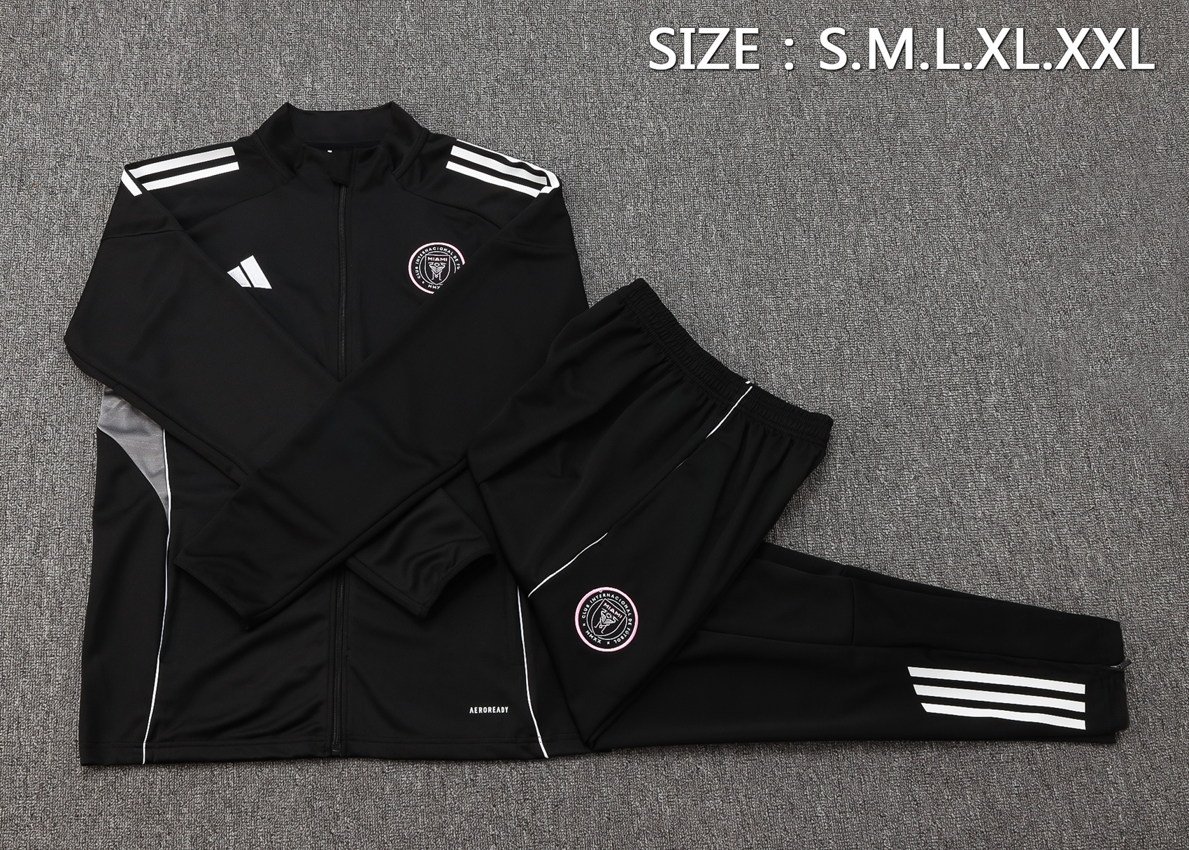 Inter Miami Training Kit (Jacket+Pants) Black 2025