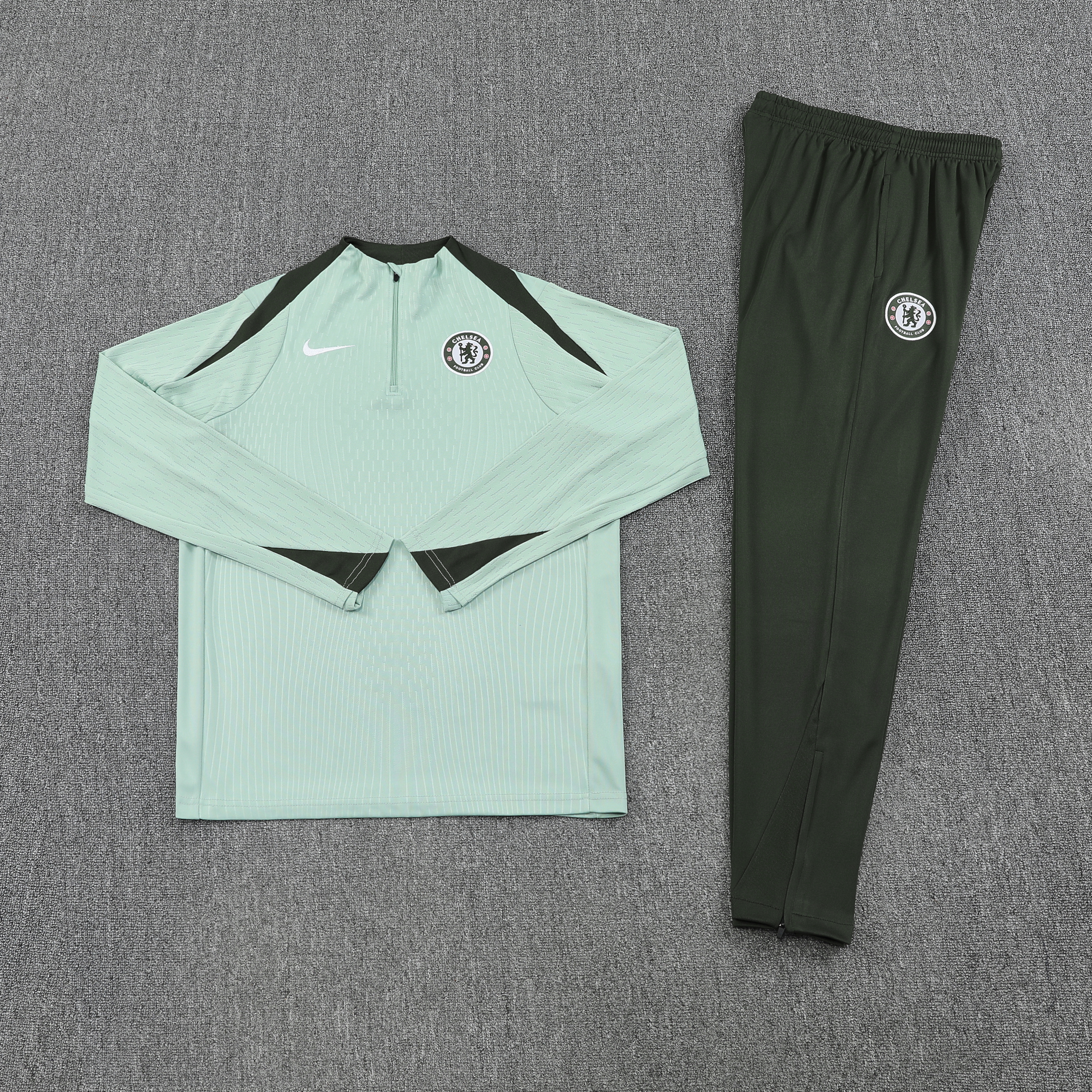Chelsea Authentic Training Kit (Sweatshirt+Pants) Light Green 2025/26 - Player Version