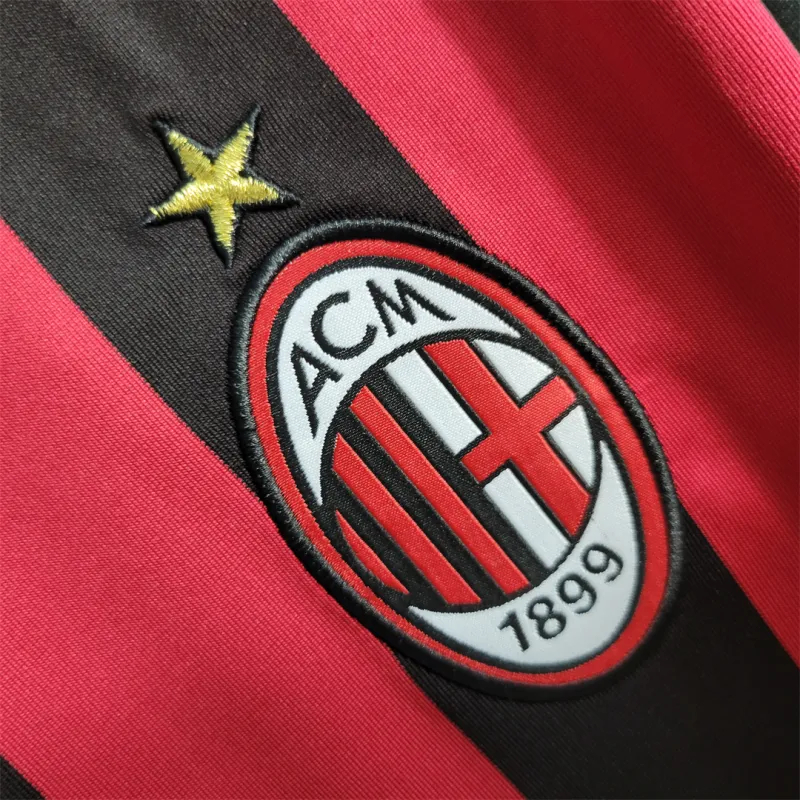 AC Milan Retro Soccer Jersey Home Custom Shirt 2009/10
