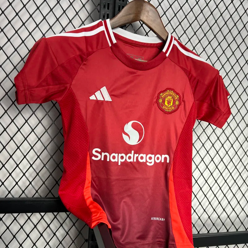 Manchester United Home Kids Kit Jersey+Shorts 2024/25