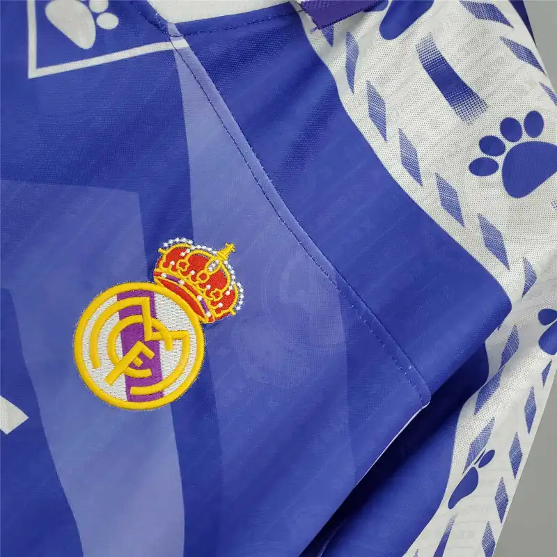 Real Madrid Retro Jersey Away Custom Soccer Shirt 1996-97