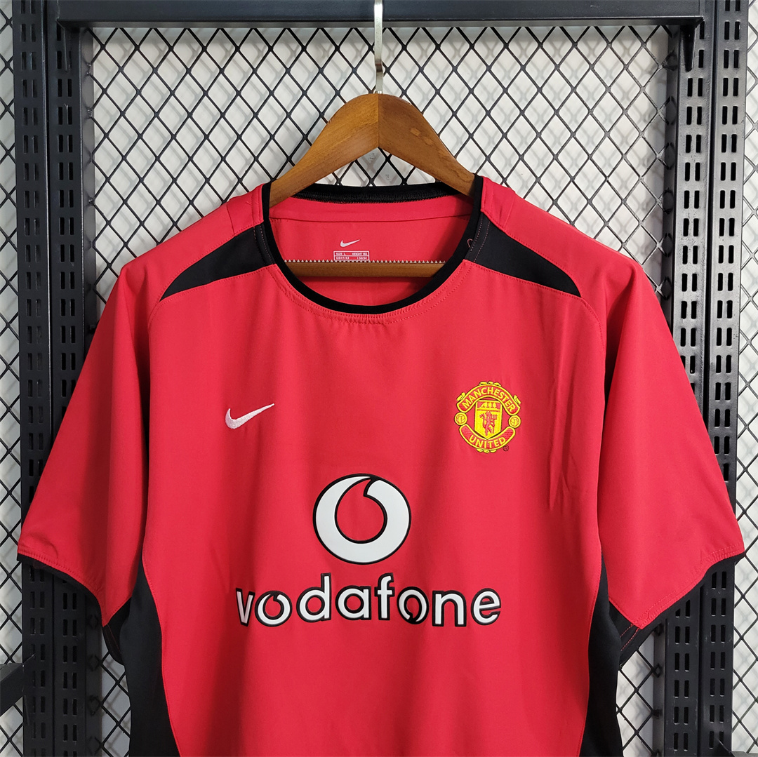 Manchester United Retro Home Football Jersey Shirt 2002/04