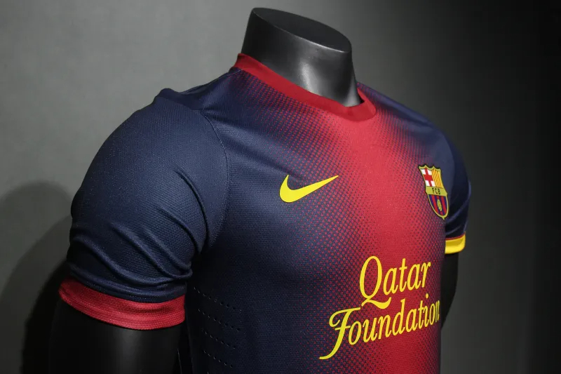 Authentic Barcelona Retro Jersey Home Soccer Shirt 2012-13