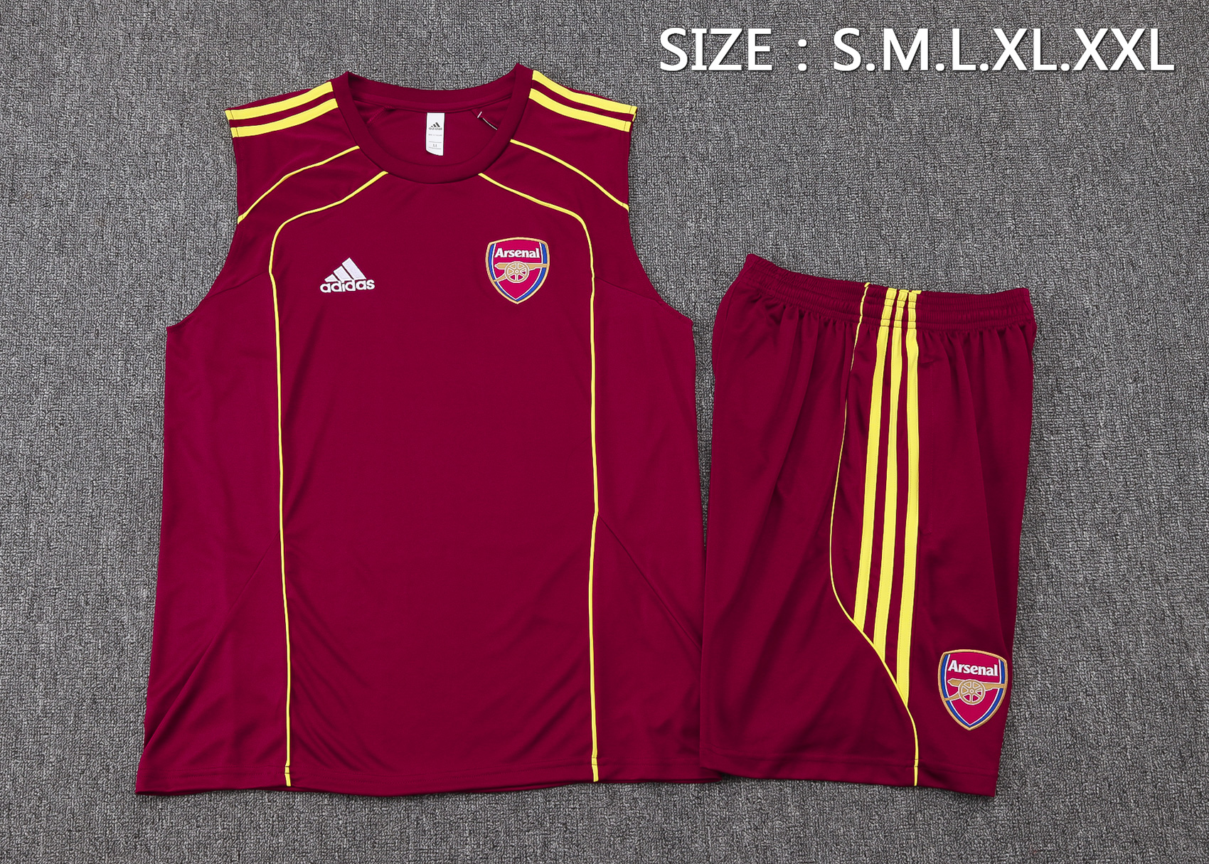 Arsenal Sleeveless Training Kit Red 2025/26