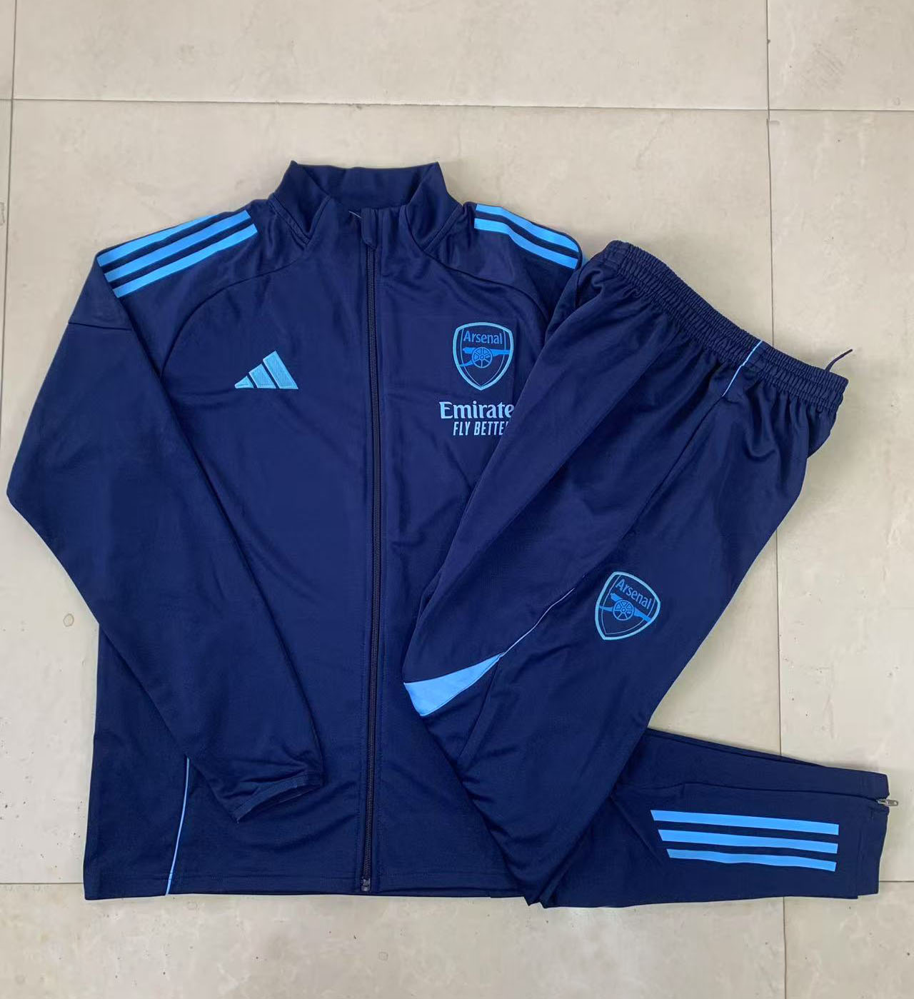 Kids Arsenal Training Kit (Jacket+Pants) Royalblue 2025/26