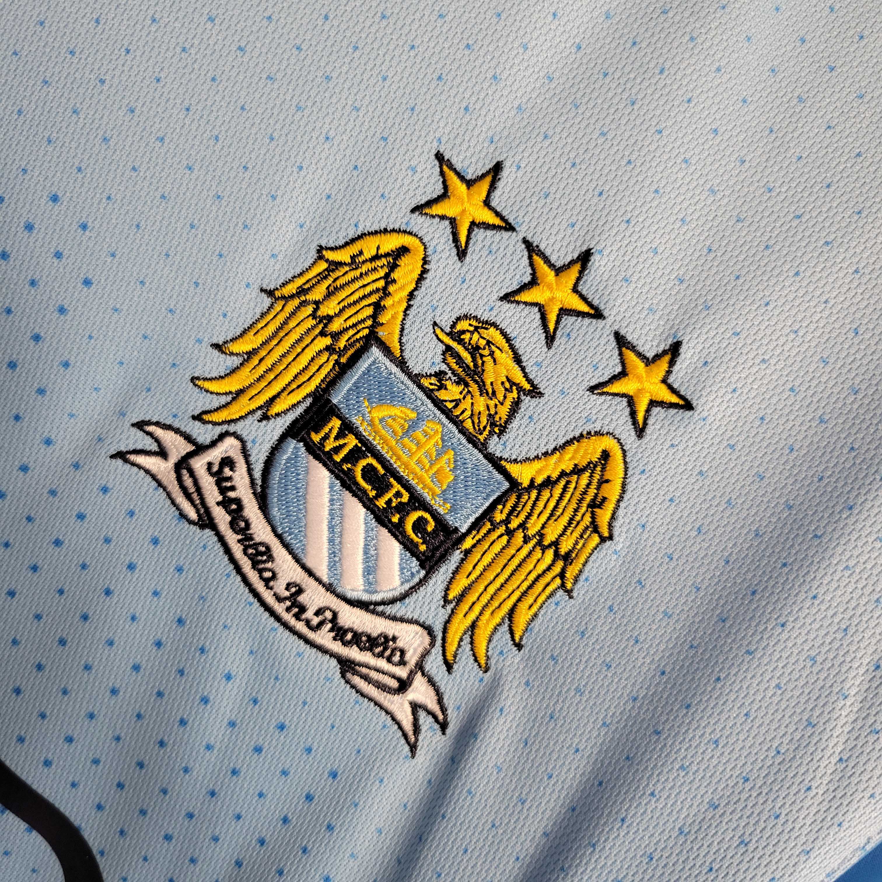 Manchester City Retro Home Football Jersey Shirt 2011/12