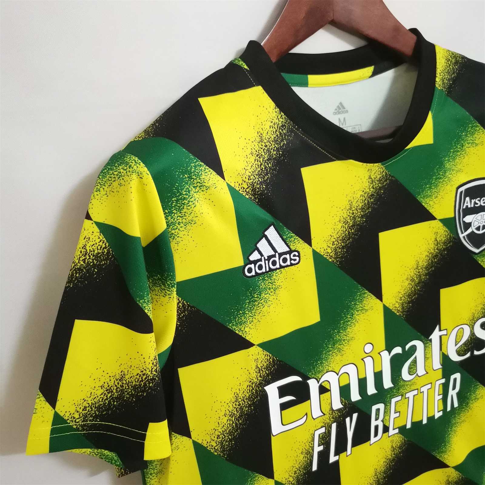 Arsenal Soccer Jersey Pre-Match Custom Shirt 2022/23 - Inspired by Jamaica