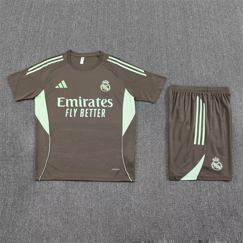 Real Madrid Training Jersey Kit Brown 2025/26