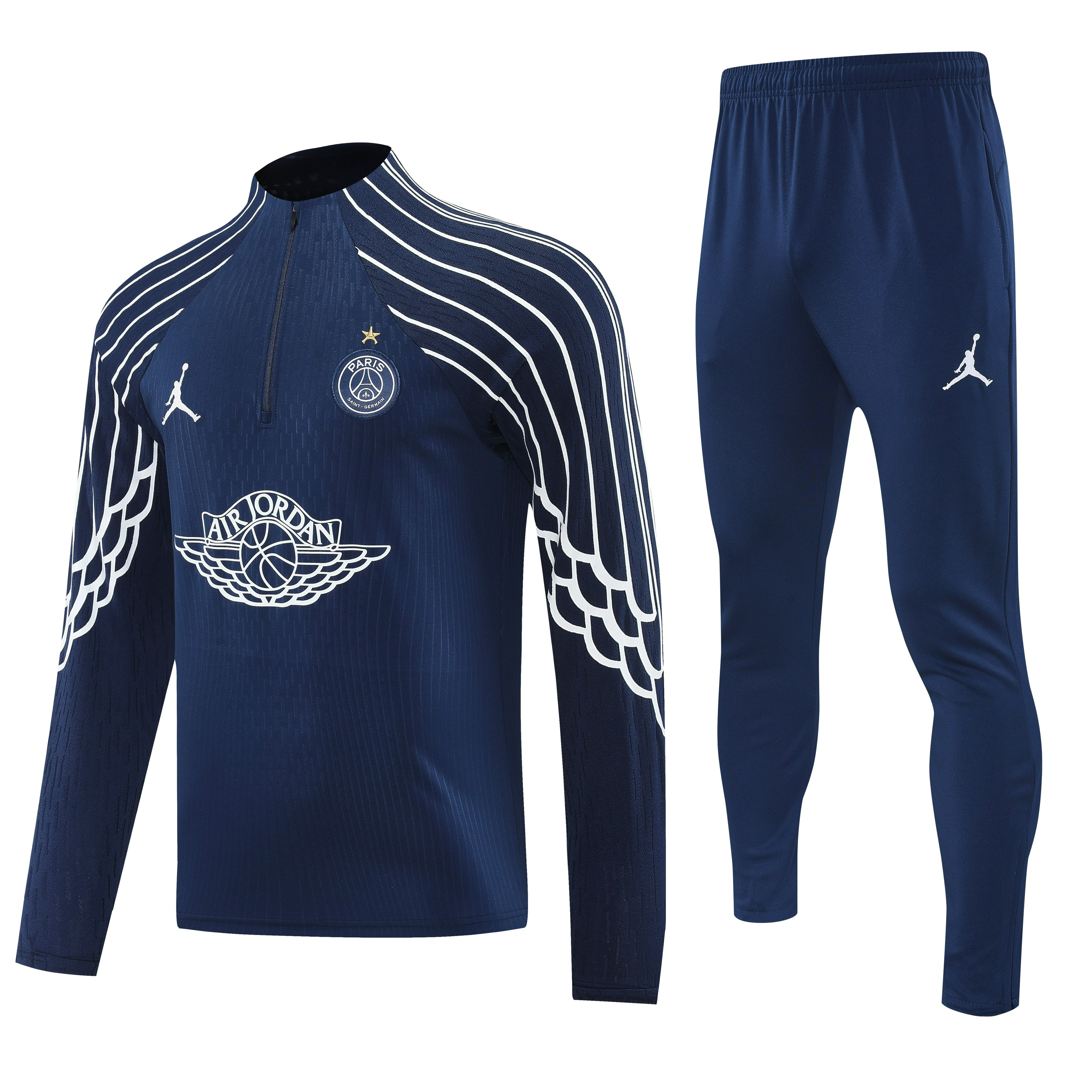 PSG Authentic Training Kit (Sweatshirt+Pants) Navy 2025/26 - Player Version