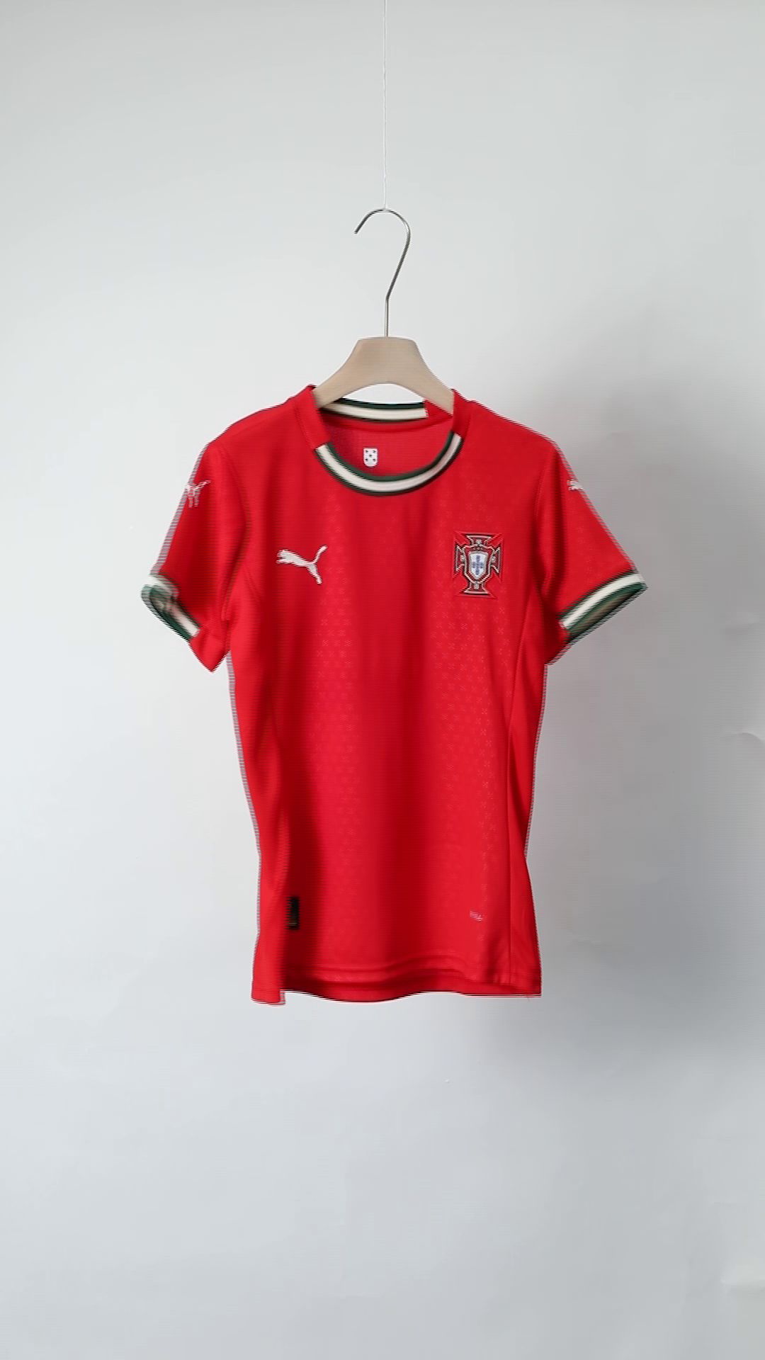 Portugal Soccer Jersey Home Women's Custom Shirt 2025