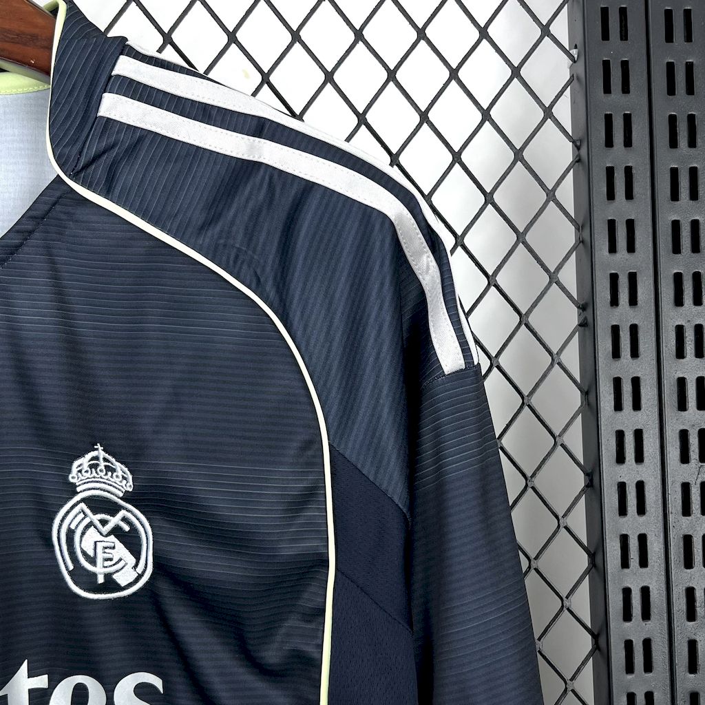 Real Madrid Soccer Jersey Away Long Sleeve Custom Shirt 2025/26