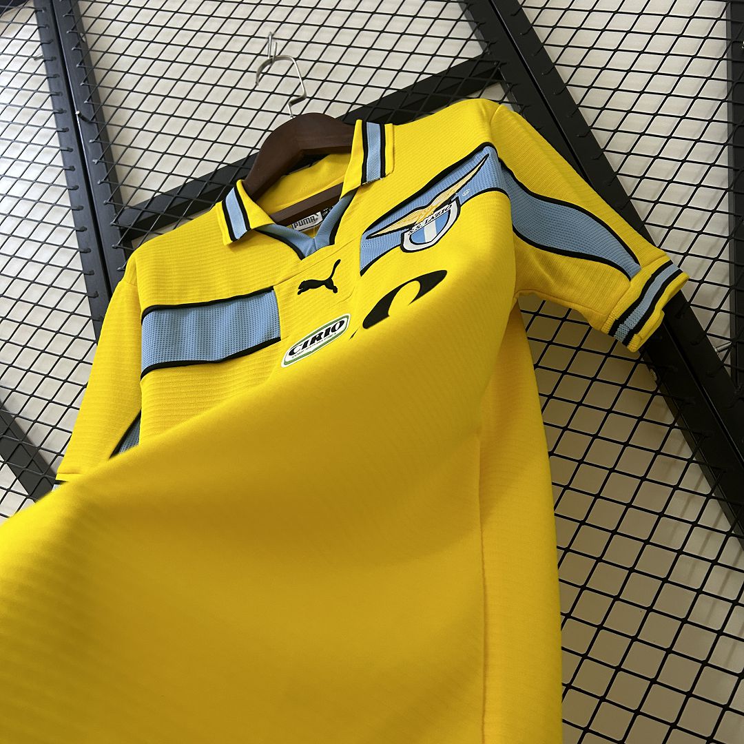 Lazio Retro Soccer Jersey Away Custom Shirt 1998-00