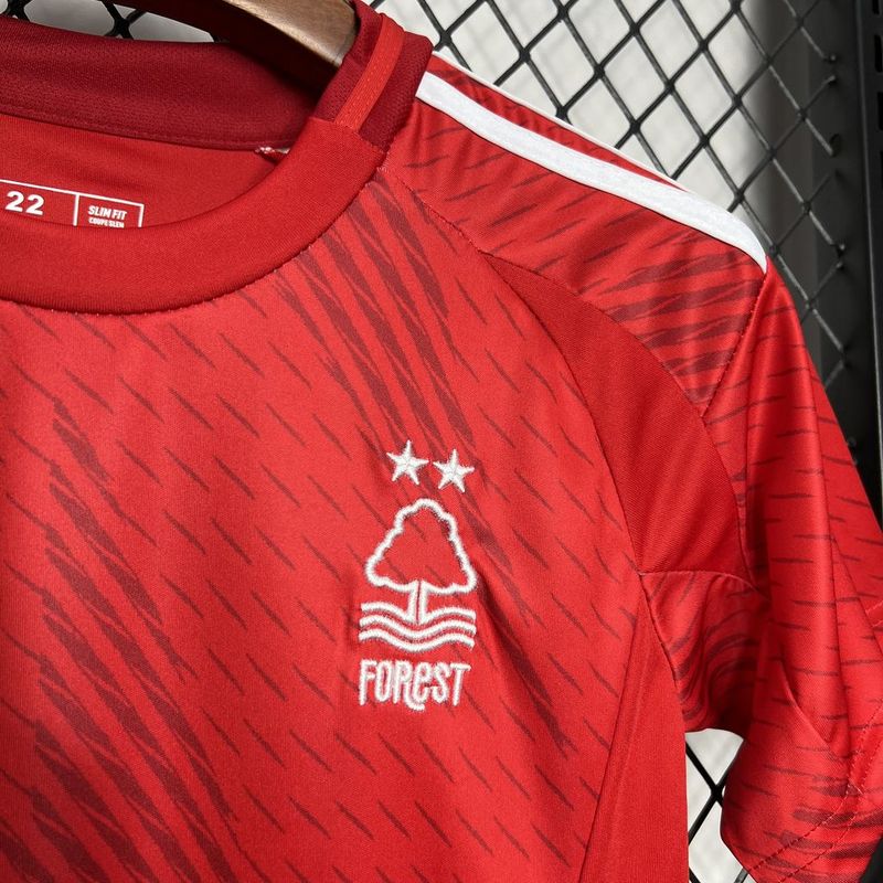 Nottingham Forest Football Jersey Home Kids Kit Jersey+Shorts 2024/25