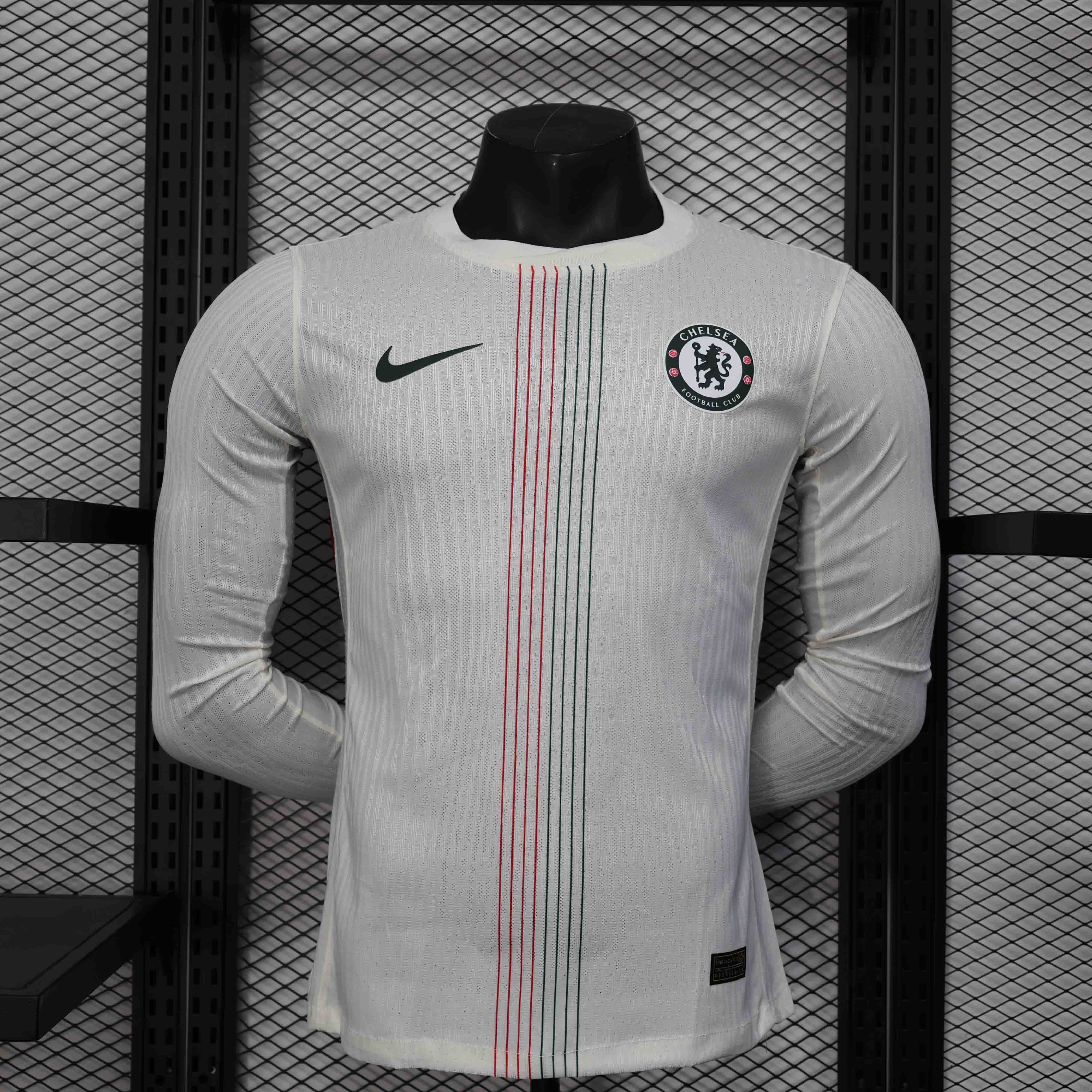 Chelsea Authentic Football Jersey Away Long Sleeve Shirt 2025/26