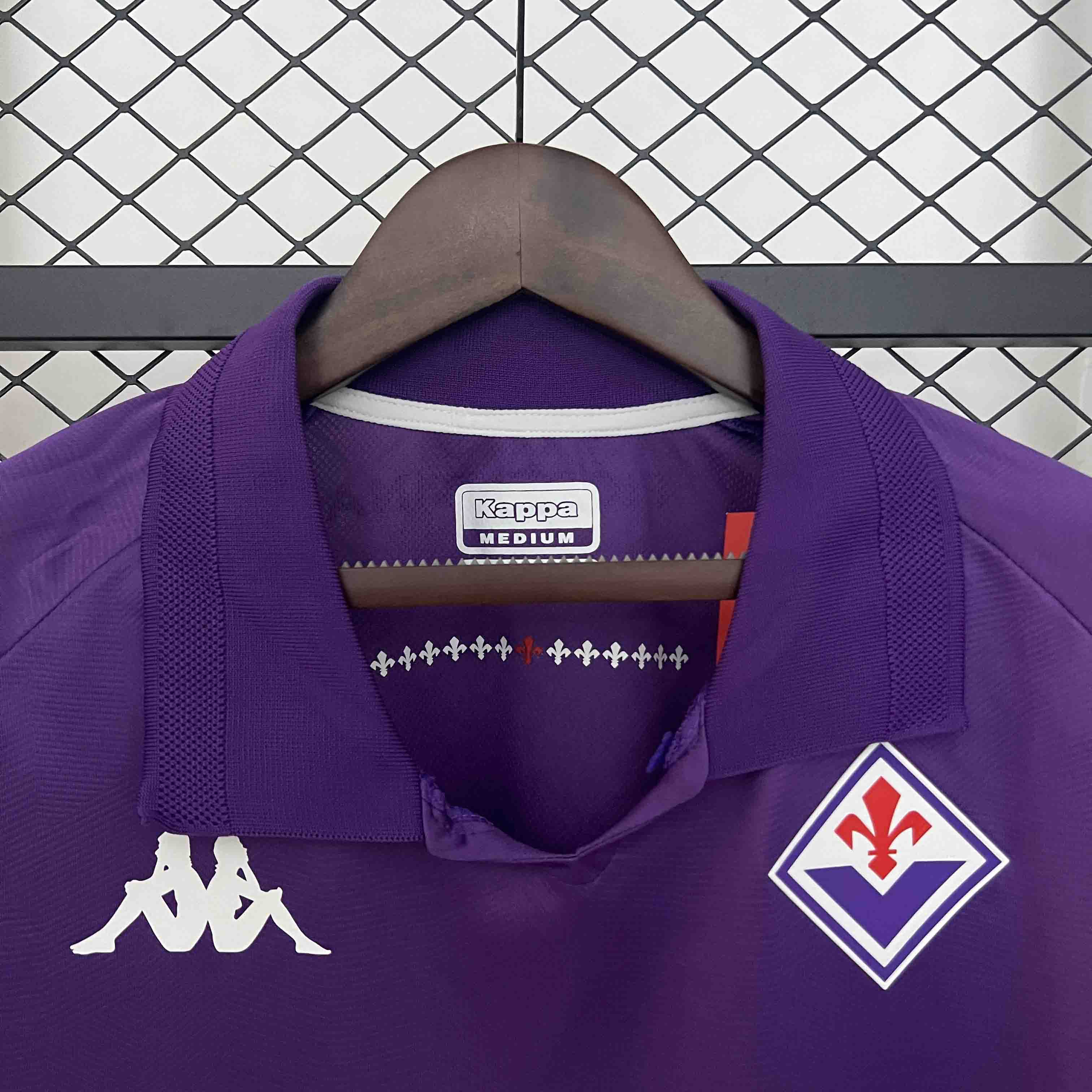 Fiorentina Soccer Jersey Home Custom Shirt 2024/25