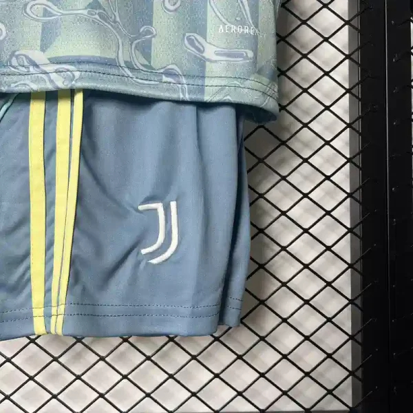 Juventus Soccer Jersey Away Kids Kit Jersey+Shorts 2025/26