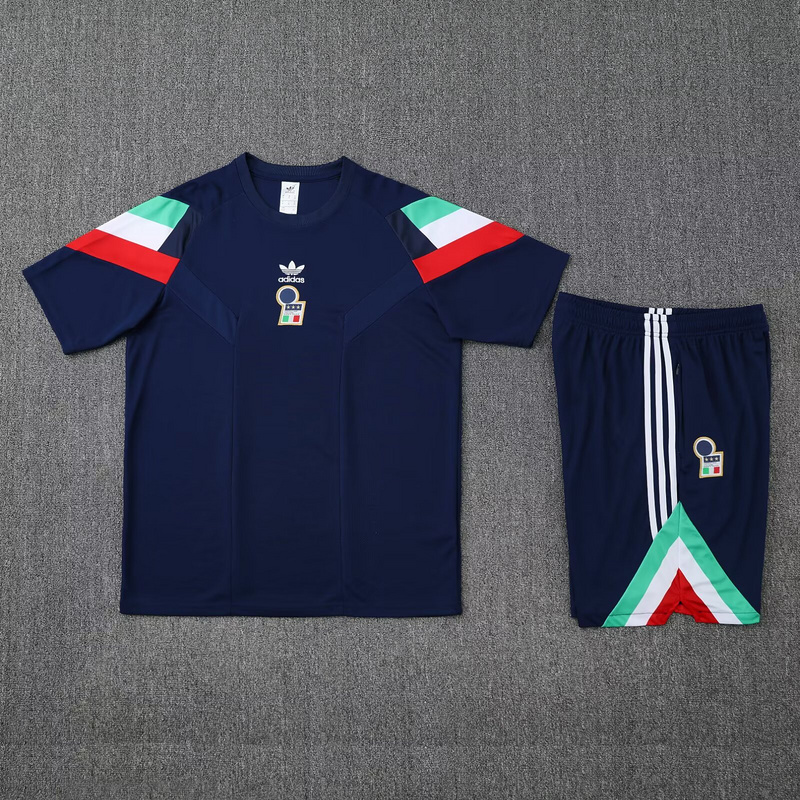 Italy Training Jersey Kit Navy 2025