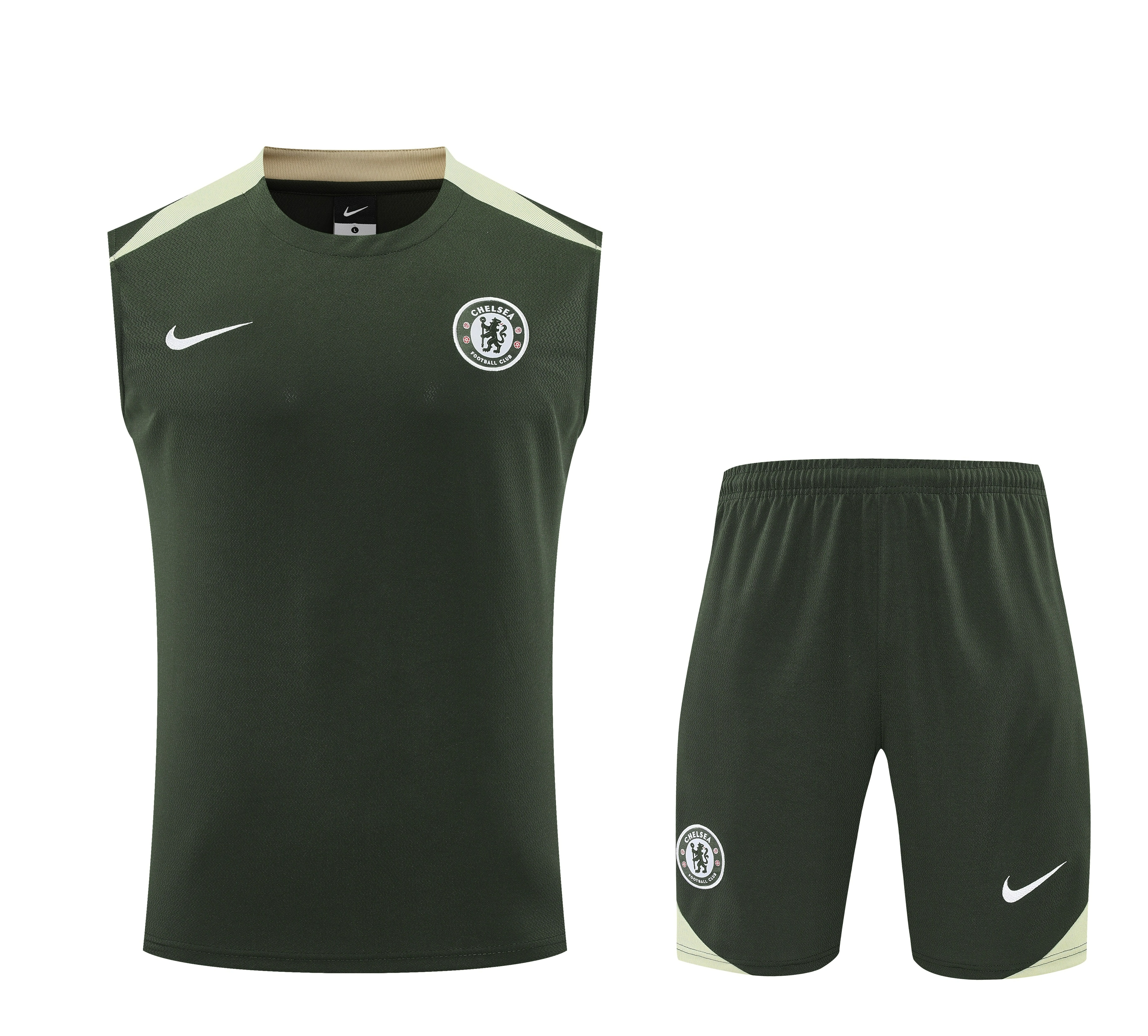 Chelsea Sleeveless Training Kit Green 2025/26