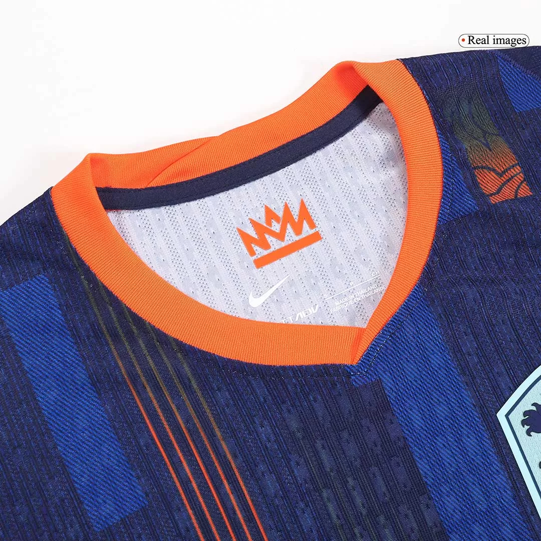 Netherlands Authentic Soccer Jersey Away Shirt EURO 2024