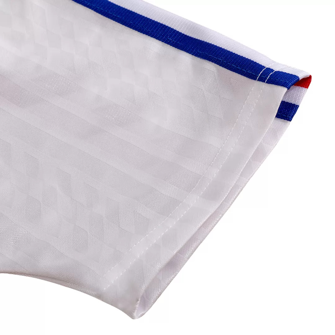 France Retro Soccer Jersey Away Custom Shirt World Cup 1994