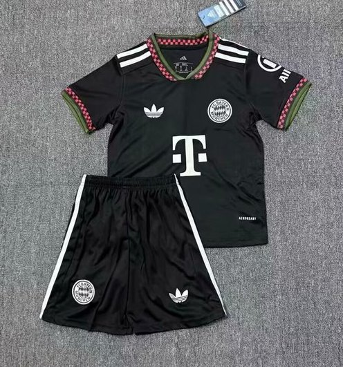 Bayern Munich Third Away Kids Kit Jerseys+Shorts 2025/26