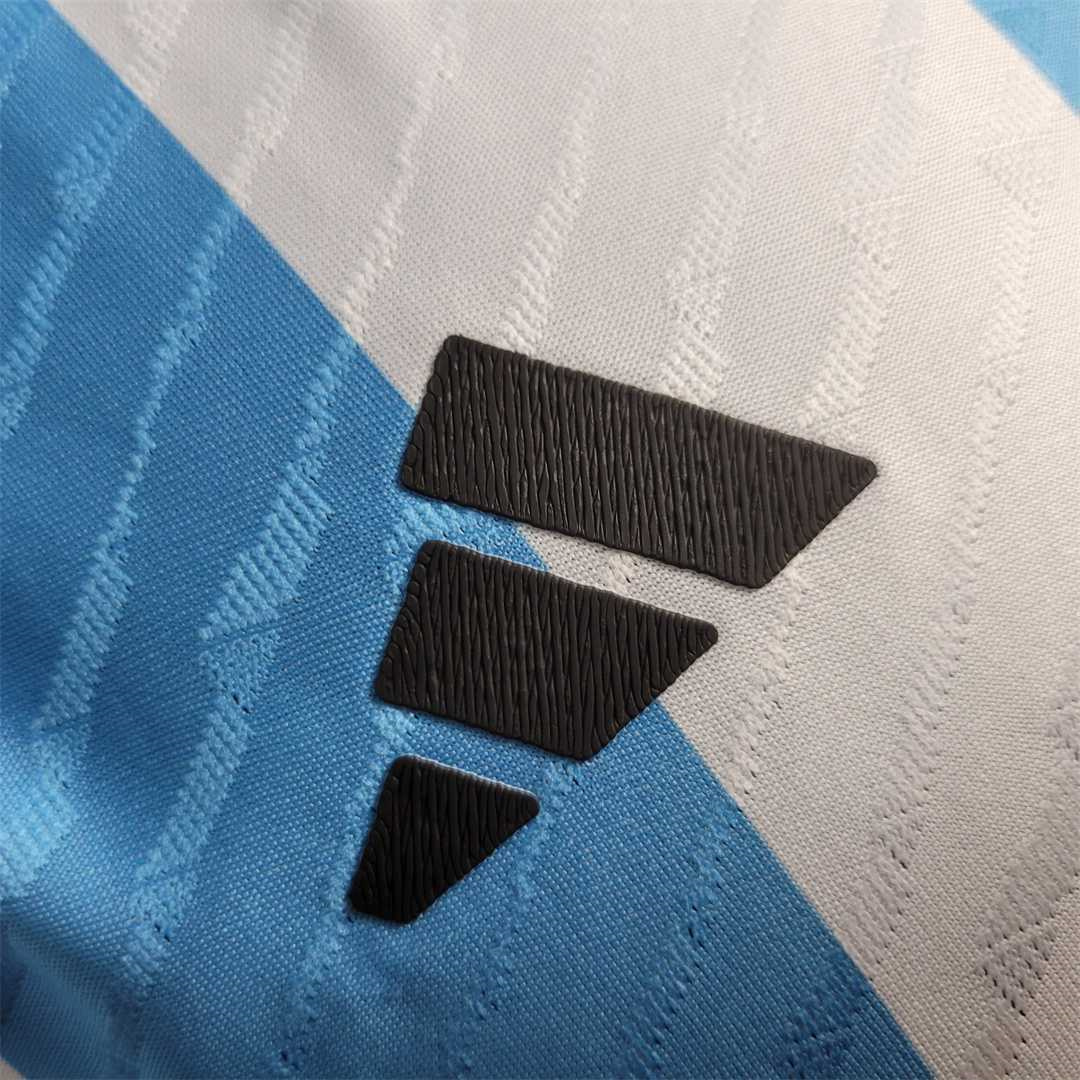 Argentina Authentic Soccer Jersey Home Shirt 2022 - World Cup Champion Edition 3 Stars