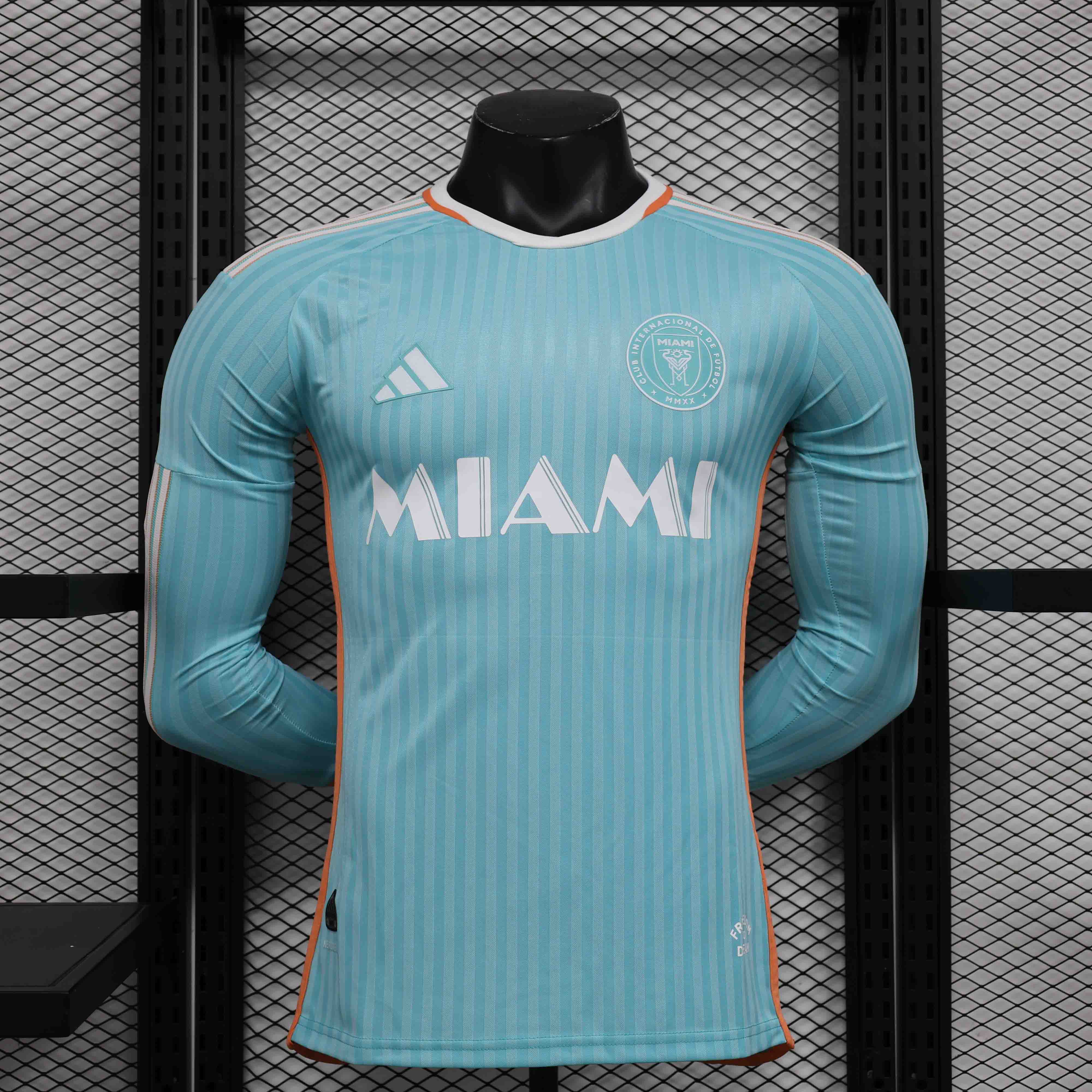 Inter Miami Authentic Soccer Jersey Third Away Long Sleeve Shirt 2024