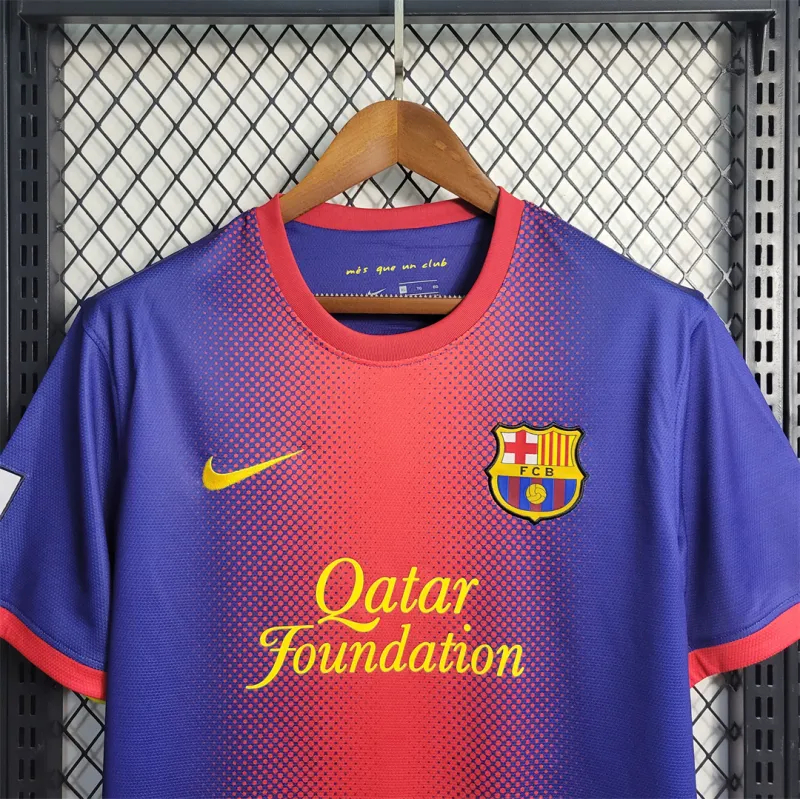 Barcelona Retro Jersey Home Soccer Shirt 2012-13