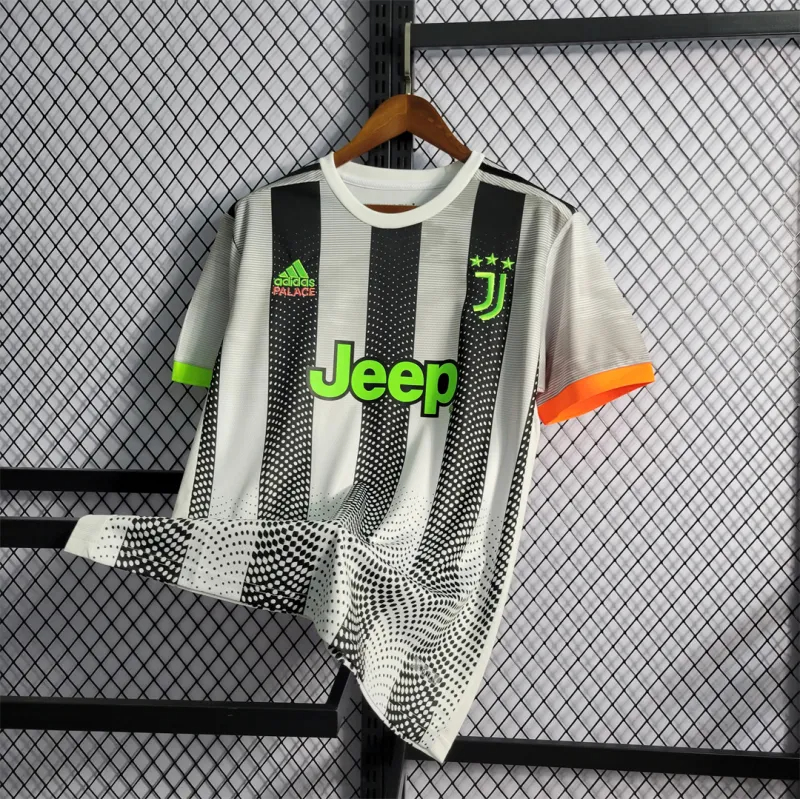 Juventus Retro Soccer Jersey Home x Palace Custom Shirt 2019-20