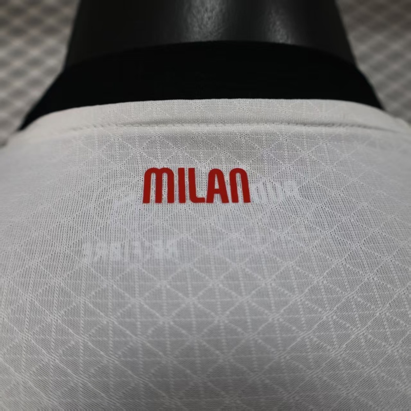 AC Milan Authentic Soccer Jersey Away Long Sleeve Shirt 2025/26
