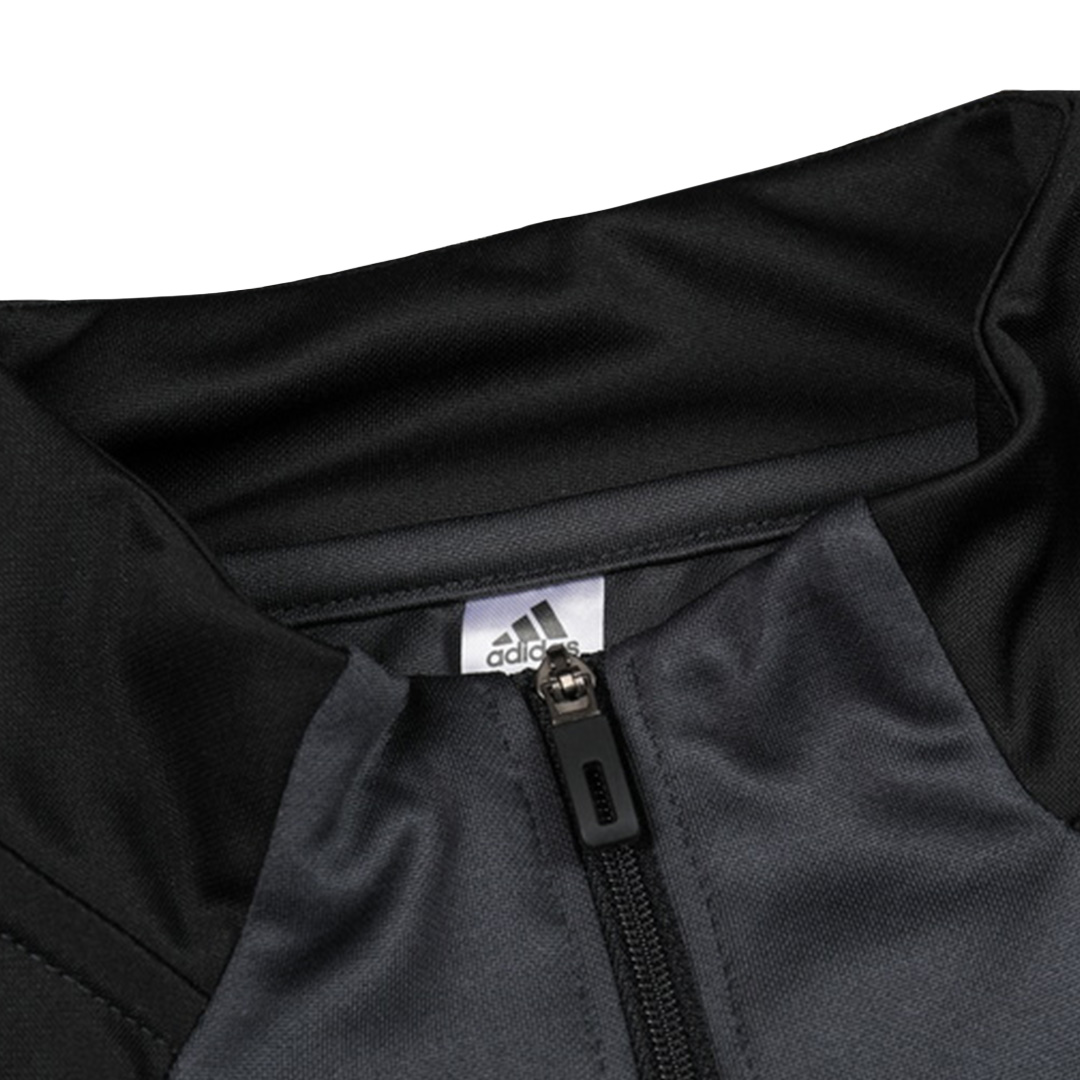 Manchester United 1/2 Zipper Sweat Kit (Top+Pants) Black 2024/25